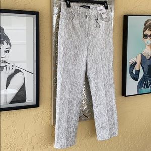 EXPRESS- Snakeskin Metallic Jean